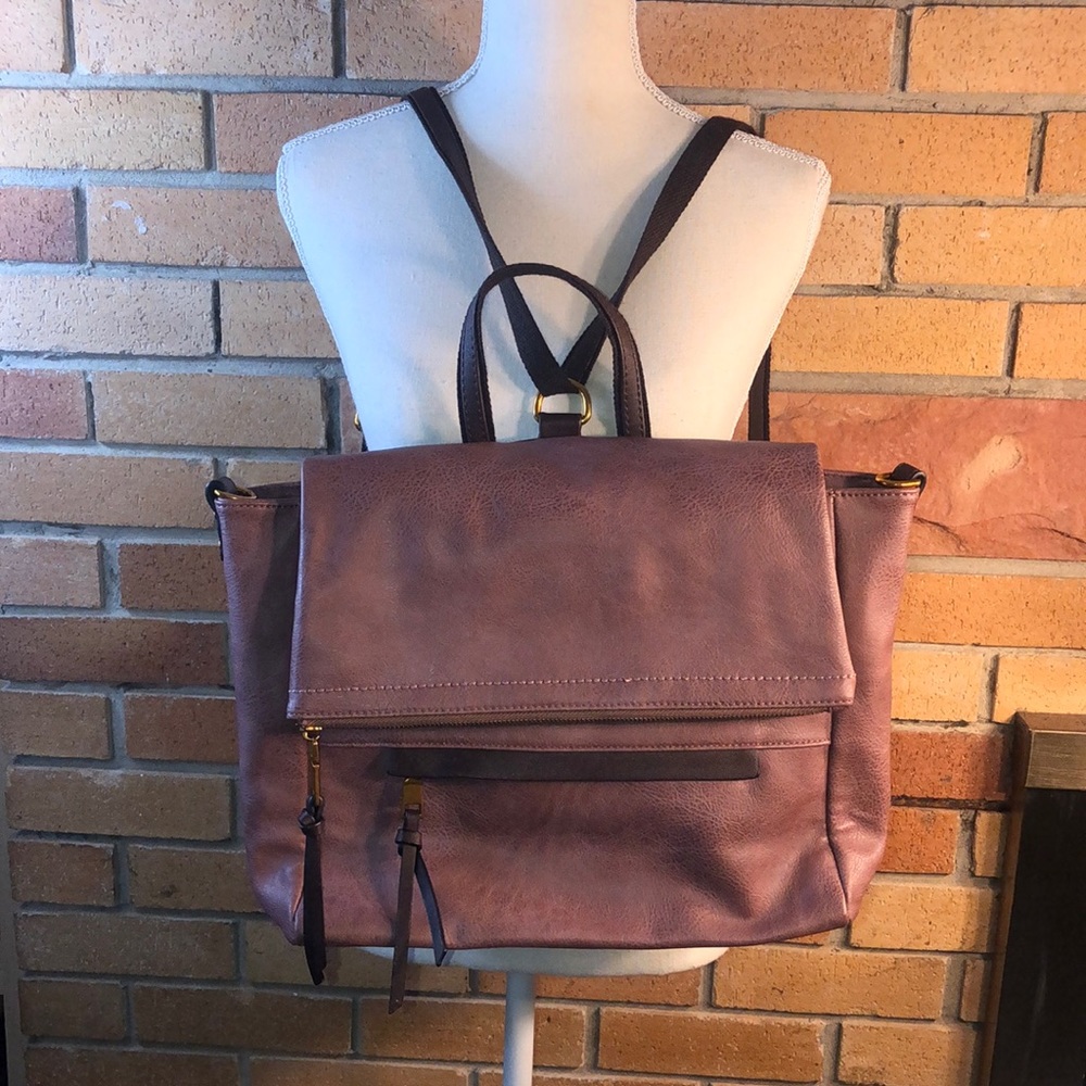 Multiple storage backpack handbag NWOT